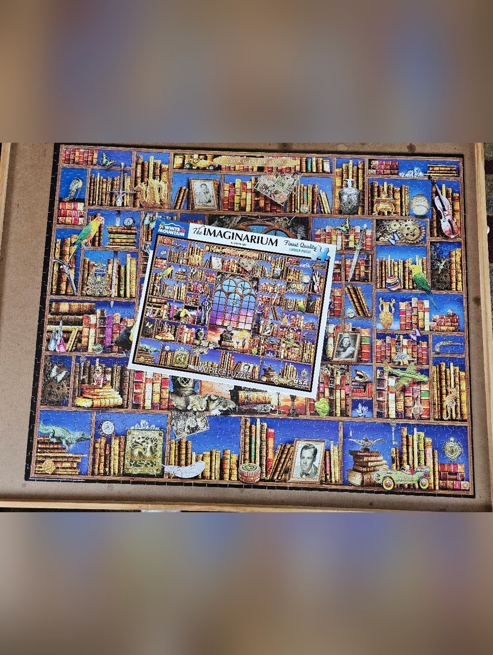 White Mountain Puzzles The Imaginarium 1000 Piece Jigsaw Puzzle #1371 Complete